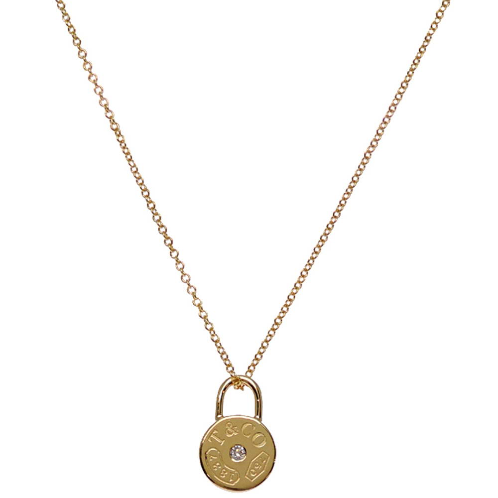 TIFFANY & CO. Gold Diamond Necklace